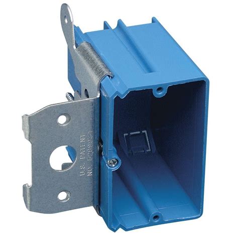 electrical wall box has bracket in back|electrical back box mount.